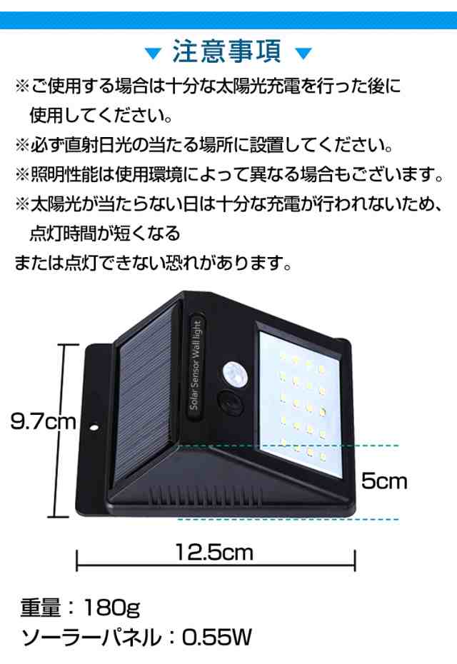 1000円 ぽっきり 送料無料 屋外センサーライト ソーラーライト ledライト 人感センサー 自動点灯 防水 電気不要 配線不要 屋根 玄の通販はau Pay マーケット Kuranavi