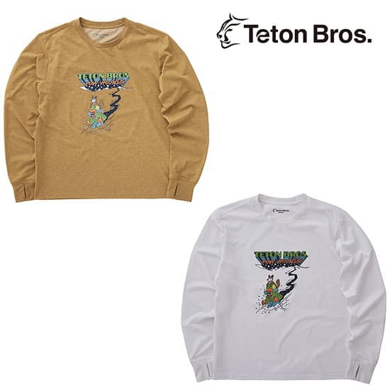 ティートンブロス  TB243-48W レディース/女性用 長袖Tシャツ WS TB Pow Hounds L/S Tee※クリアランス【返品交換不可】の通販は