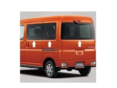 DAIHATSU ATRAI　ダイハツ アトレー【S700V S710V】　ＵＶ＆ＩＲカットフィルムセット(ダークスモークタイプ)[08230-K5010]