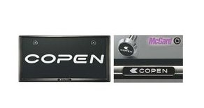 ダイハツ コペン【LA400K】　盗難防止機能付ナンバーフレームセット(コペン)【ダークブラックメッキ調】[08400-K2288]の通販は