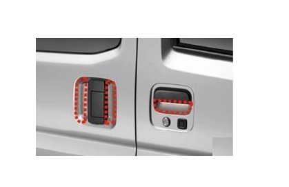メール便可　DAIHATSU HIJET CARGO　ダイハツ ハイゼットカーゴ【S700V S710V】　ドアハンドルプロテクション【クリア】[08400-K5062]の通販は
