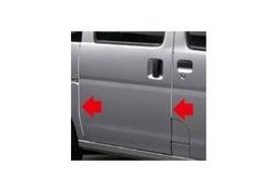 DAIHATSU HIJET CARGO　ダイハツ ハイゼットカーゴ【S321V S331V】　メッキ調ドアエッジモール(１台分)[08400-K5002]の通販は