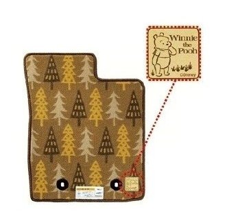 ダイハツ ムーヴカスタム【LA150S LA160S】　カーペットマット(２ＷＤ車用)【くまのプーさん】[08210-K2457]