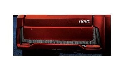 【純正：大型】DAIHATSU MOVE CUSTOM　ダイハツ ムーヴカスタム【LA150S LA160S】　リヤバンパーストライプ【カーボン調】[08230-K2109]の通販は