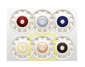 ダイハツ ムーヴ【LA150S LA160S】　フルホイールキャップ(１４インチ)【ローズ／ホワイト】[08450-K2016-L4]