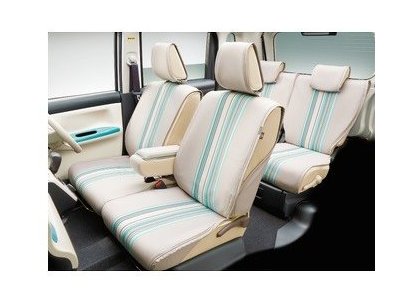 ダイハツ ムーヴキャンバス【LA800S LA810S】　簡単脱着＆洗えるシートクロス(１台分)【ストライプ】[08220-K2548]