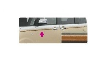 DAIHATSU MOVE CANBUS　ダイハツ ムーヴキャンバス【LA800S LA810S】　ピンストライプ【ウッド調】[08230-K2098]