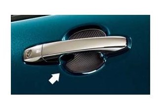 メール便可　DAIHATSU ROCKY　ダイハツ ロッキー【A202S A201S A210S】　ドアハンドルプロテクション【カーボン調】[08400-K1059]