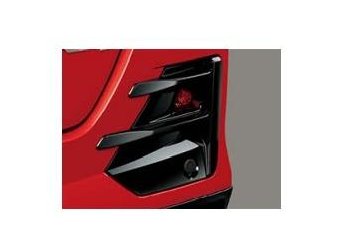 ダイハツ ロッキー【A202S A201S A210S】　ルーバーガーニッシュ(リヤ)(リヤフォグ付車用)【ピアノブラック調】の通販は