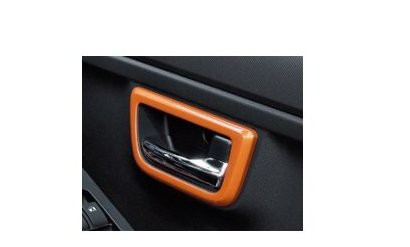 DAIHATSU TAFT　ダイハツ タフト【LA900S LA910S】　インナーハンドルベゼルパネル【オレンジ】[08165-K2009]の通販は