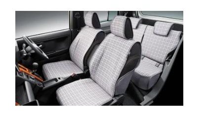 DAIHATSU TAFT　ダイハツ タフト【LA900S LA910S】　簡単脱着＆洗えるシートクロス(１台分)【チェック】[08220-K2636]