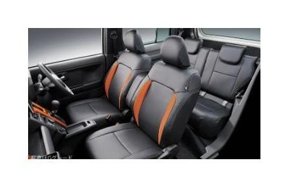 DAIHATSU TAFT　ダイハツ タフト【LA900S LA910S】　シートカバー(アームレスト付車用)【本革風】[08220-K2649]