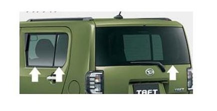 DAIHATSU TAFT　ダイハツ タフト【LA900S LA910S】　ＵＶ＆ＩＲカットフィルムセット【クリアタイプ】[08230-K2171]の通販は