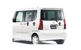 ダイハツ タントカスタム【LA650S LA660S】　ＵＶ＆ＩＲカットフィルムセット(コンフォータブルパック無車用)【クリアタイプ】の通販は 13,135円