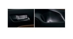 ホンダ フィット【商品仕様要確認】　インナードアハンドル＆ドアポケットイルミネーション(キャンドルホワイトイルミネーション)