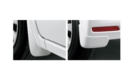 ホンダ Nボックス【JF3-230/500/840/850 JF4-120/220/840/850】　マッドガード(N-BOX用)(スロープ)【クリスタルブラック・パール】