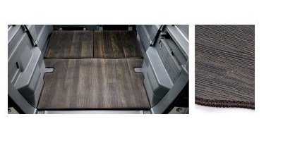 ホンダ Nバン【JJ1-100/200/300/400 JJ2-100/200/300/400】ラゲッジマット(フローリングタイプ)【ダークブラウン(木目調)】[08P11-TXA-000D]
