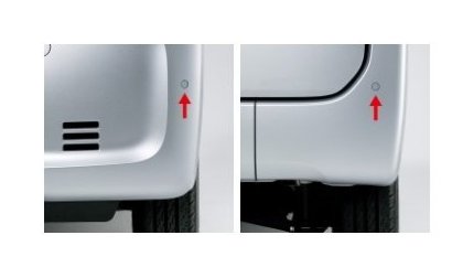 ホンダ Nバン【JJ1-100/200/300/400 JJ2-100/200/300/400】　パーキングセンサー【ルナシルバー・メタリック】