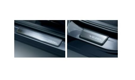 ホンダ ヴェゼル【RV3/RV4/RV5/RV6-100】　サイドステップガーニッシュ(フロント・リア用左右４枚セット)(イルミ無)の通販は