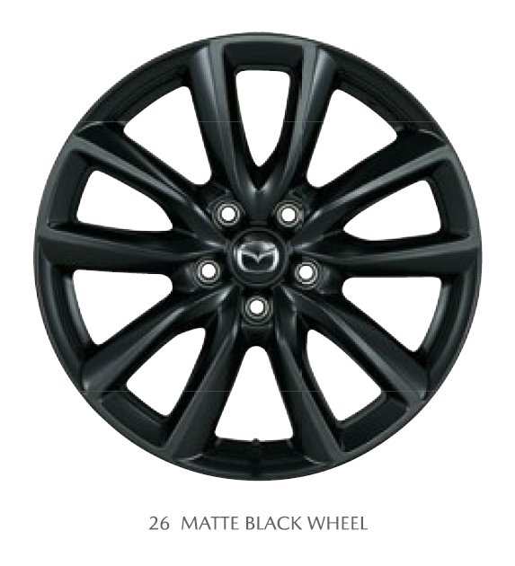 純正アクセサリー　マツダ　MX-30　DR　R2.10〜　アルミホイール　18X7.0J　マットブラック　1本　B0N6V3810｜au PAY  マーケット