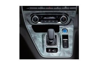 ニッサン セレナ【GC27 GFC27 GNC27 GFNC27 HC27 HFC27】　インテリアパネル(センタークラスター用)【グレーウォールナット調】
