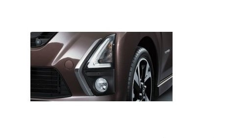 ニッサン デイズ【B43W B44W B45W B46W B47W B48W】　クロームフォグランプフィニッシャー(インテリジェントアラウンドビューモニター付車用)の通販は