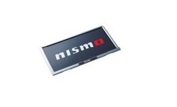 ニッサン ノート【SNE12 E12 HE12】　ＮＩＳＭＯナンバープレートリム(フロント用)【ブラッククロームメッキ】[96210-RN020]の通販は 5,300円