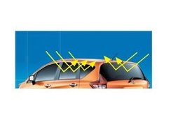 ニッサン ノート【SNE12 E12 HE12】　ＵＶ＆ＩＲカットフィルム(インテリジェントルームミラー有用)【要商品仕様確認】【スモークフィルム】