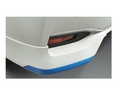 ニッサン ノート【HE12 SNE12 E12 NE12】　リヤアンダープロテクター(ブルーアクセント)【ダークメタルグレー】