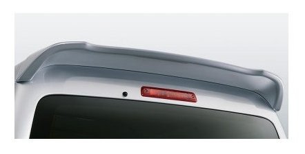 【純正：大型】スバル サンバーバン【S321B S331B S321Q S331Q】　ルーフエンドスポイラー【ミストブルー・マイカメタリック】