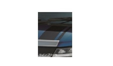 SUBARU JUSTY　スバル ジャスティ【M900F M910F】　フードストライプ【ライン：ブラック】[08230F1017]