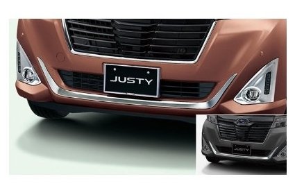 SUBARU JUSTY　スバル ジャスティ【M900F M910F】　ロアグリルガーニッシュ(メッキ)[08400F1027]