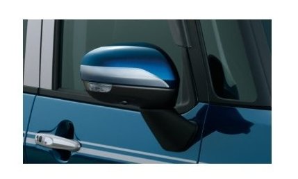 SUBARU JUSTY　スバル ジャスティ【M900F M910F】　ドアミラーガーニッシュ(スモークメッキ)[08400F1041]