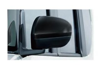 SUBARU CHIFFON　スバル シフォン【LA650F LA660F】　ドアミラーカバー【ブラック】[08400F2215C0]の通販は 5,058円