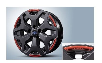 メール便可　SUBARU FORESTER　スバル フォレスター【SKE SK5】　ホイールデカール【レッドオレンジ】[J1217SJ000]の通販は 13,704円