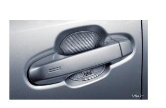 メール便可　SUBARU LAYBACK　スバル レイバック【VN5】　ＳＴＩドアハンドルプロテクター【シルバー】[ST91099ST150]の通販は 7,139円