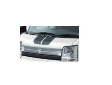 SUZUKI EVERY WAGON　スズキ エブリィワゴン【DA17V DA17W】　フードデカール【ストライプ／ブラック】[99000-99035-E11]