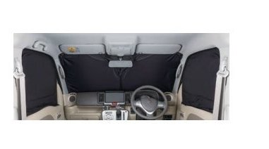 スズキ エブリィワゴン【DA17V DA17W】　フロントプライバシーシェード(メッシュ付)[9914D-64P00]