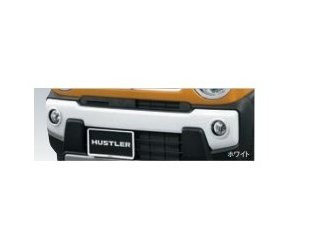 SUZUKI HUSTLER　スズキ ハスラー【MR52S MR92S】　フロントバンパーガーニッシュ【ホワイト】[71713-59S10-26U]
