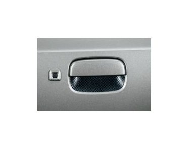 SUZUKI HUSTLER　スズキ ハスラー【MR52S MR92S】　ドアハンドルエスカッション【カーボン調樹脂】[99126-59S00]