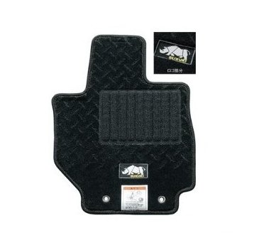 SUZUKI Jimny　スズキ ジムニー【JB64W】　フロアマット(ジュータン)(ロバスト)(ＡＴ車用)【縞鋼板柄】[75901-77R30-WMM]