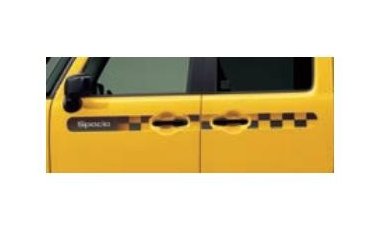 SUZUKI SpaciaBASE　スズキ スペーシアベース【MK33V】　サイドデカール【チェッカーブラック】[99230-79R10-001]