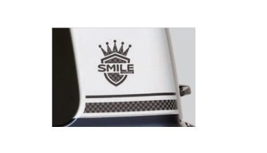 SUZUKI WAGONR SMILE　スズキ ワゴンRスマイル【MX81S MX91S】　ピラーデカール(左右セット)【グレー】[99230-84S30-002]