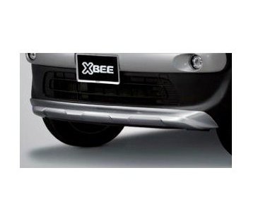 【純正：大型】スズキ クロスビー【MN71S】　フロントバンパーアンダーガーニッシュ【シルバーメタリック】