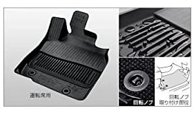 ﾄﾖﾀ ﾊﾘｱｰ【ZSU60W ZSU65W AVU65W】 ｽﾉｰ･ﾚｼﾞｬｰ用ﾌﾛｱﾏｯﾄ(縁高ﾀｲﾌﾟ)【ﾌﾞﾗｯｸ】[08210-48310-C0]