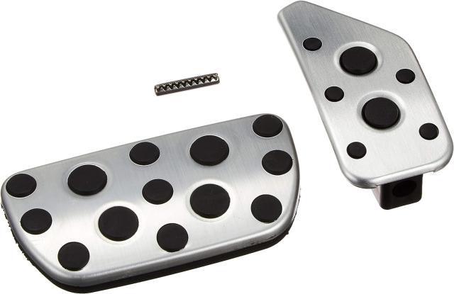 TOYOTA/トヨタ純正【アルミペダルパッド&amp;取付ピン2点セット】アクセルペダル用【流用可能】