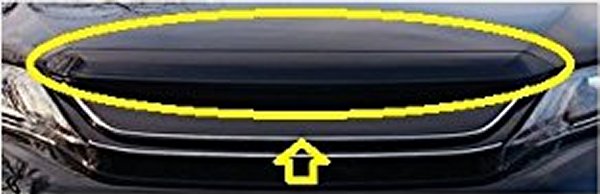 トヨタ自動車 (TOYOTA)【国内正規純正部品】 TOYOTA トヨタ純正 60系ハリアー Gs用 ボンネットフードフロントモール 202ブラック