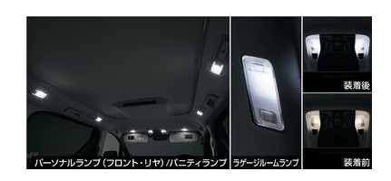 【純正】TOYOTA　ALPHARD　トヨタ　アルファード【GGH30W　GGH35W　AGH30W　AGH35W　AYH30W】　　ＬＥＤバルブセット（４灯）[0852E-58030]