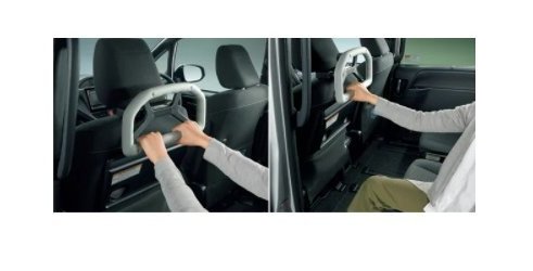 トヨタ アクア【MXPK10 MXPK15 MXPK11 MXPK16】　アシストグリップ(ヘッドレスト取付タイプ)【グレー】[0822C-52020]