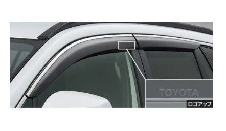 TOYOTA COROLLA CROSS　トヨタ カローラクロス【ZSG10 ZVG11 ZVG15】　サイドバイザー(ＲＶワイド)(Ｚ、Ｓ用)[08162-16040]